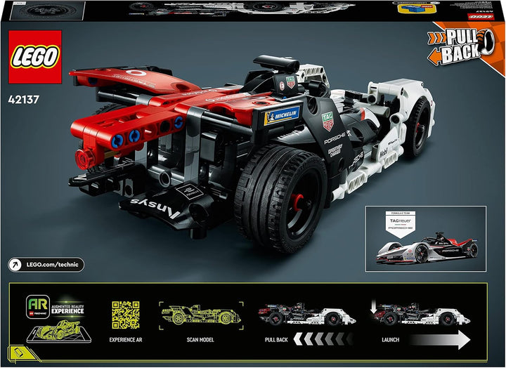 LEGO 42137 Technic Formula E Porsche 99X Electric, Rennauto für Jungen und Mädchen, Modellauto-Bausa