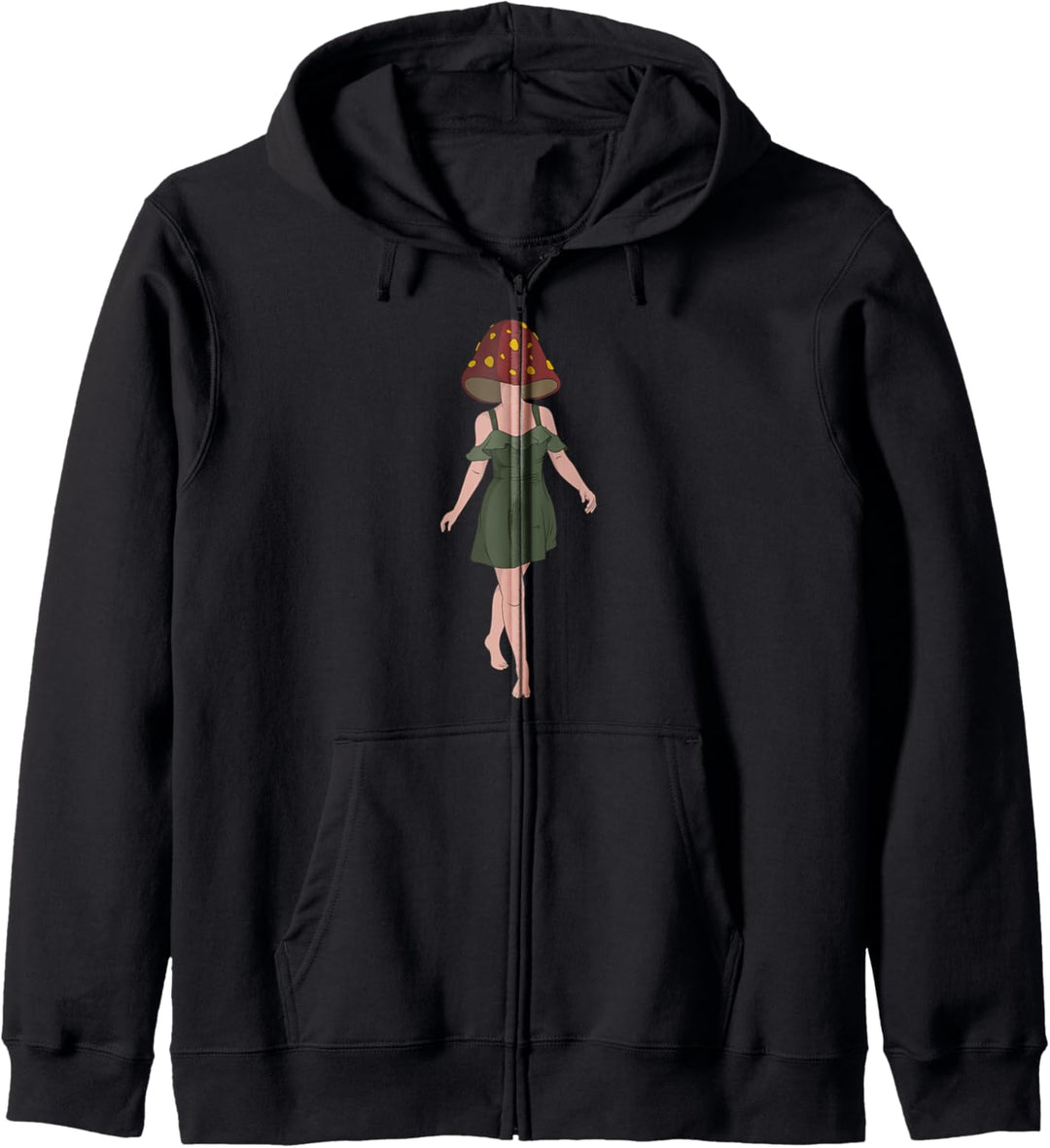Goblincore Aesthetics Design für einen Pilzsammler Kapuzenjacke