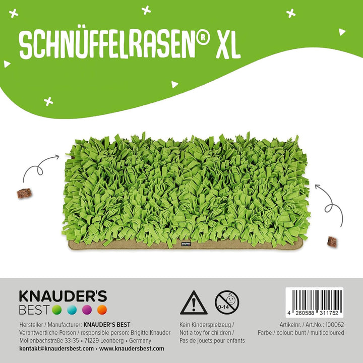 KNAUDER'S Best - XL Schnüffelteppich für Hunde in 90cm x 70cm - Schnüffelteppich mit mehr als 2.000