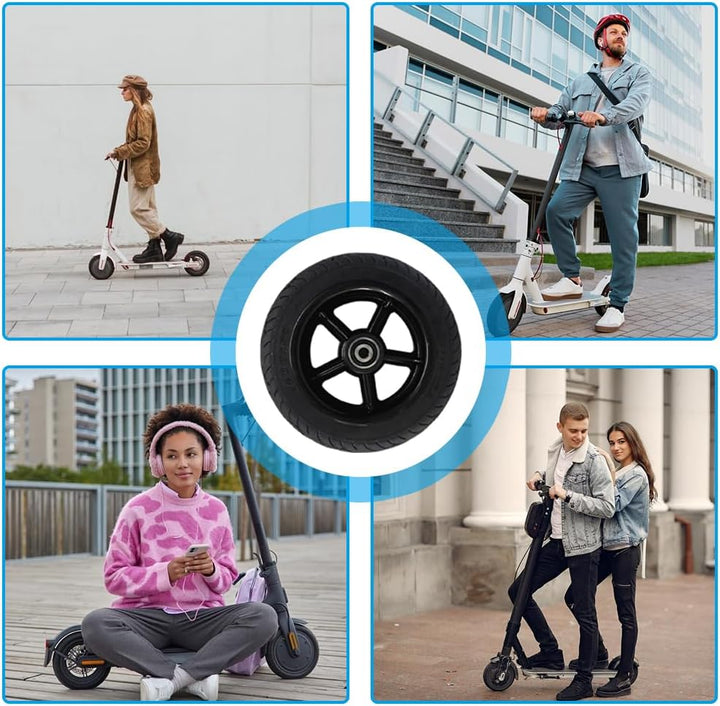 Golgner 8 Zoll E Scooter Reifen, Elektroroller Vollgummireifen 200x50, Nicht Pneumatischer Reifen, S