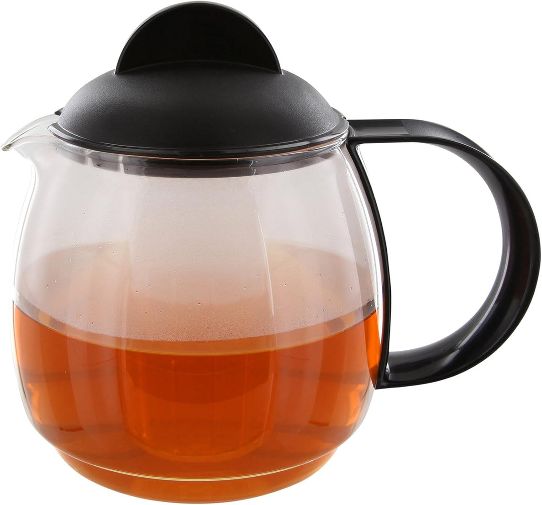 Trendglas Jena 9752M Teekrug / Teekanne, 1.8 Liter, schwarz