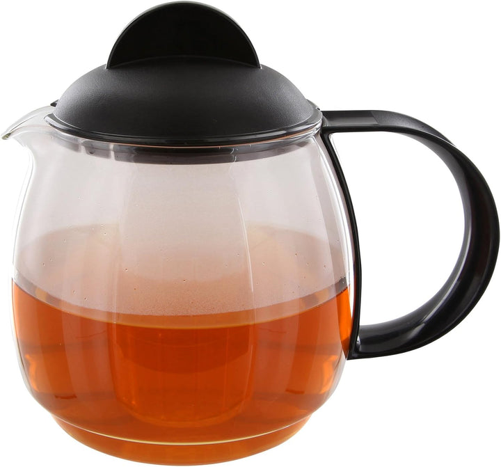 Trendglas Jena 9752M Teekrug / Teekanne, 1.8 Liter, schwarz