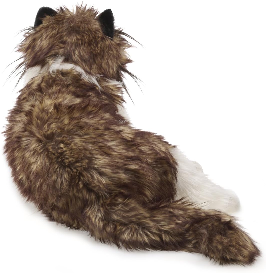Folkmanis Ragdoll Cat Hand Puppet, Beige/Schwarz/Weiss