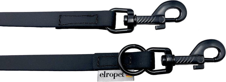 Biothane Hundeleine schwarzer Haken verstellbar für kleine Hunde/grosse Hunde 2m / 2,40m / 2,80m / 3