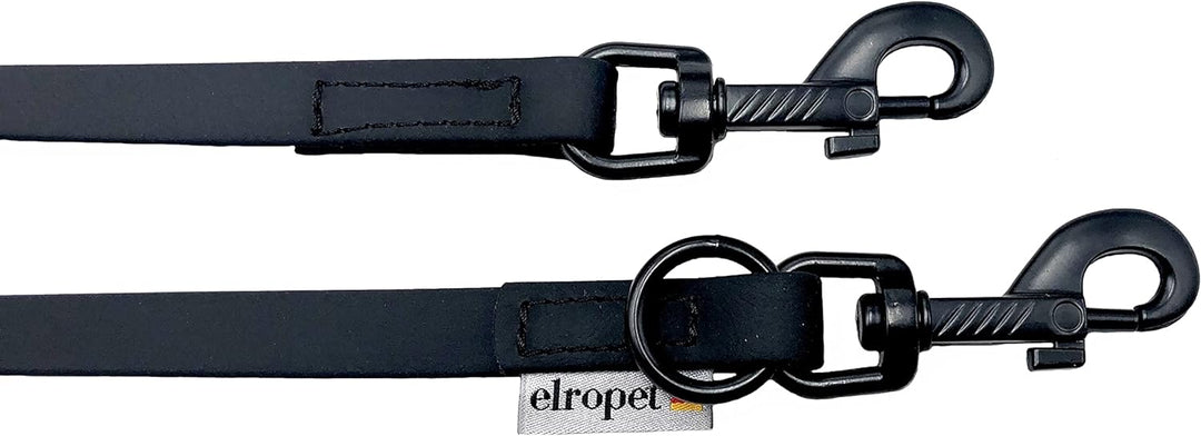 Biothane Hundeleine schwarzer Haken verstellbar für kleine Hunde/grosse Hunde 2m / 2,40m / 2,80m / 3
