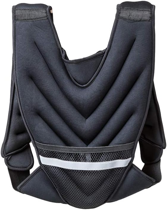 Fitness Training 5 kg Gewicht Weste Klaper schwarz von inSORTline