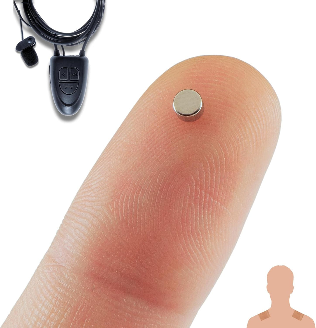 PingaOculto Spion Kopfhörer Bluetooth für Prüfung Mini Nano Unsichtbare Kopfhörer für Handy mit Mikr
