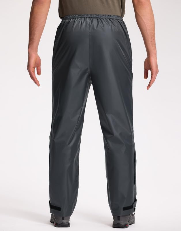 Pioneer Camp Regenhose Herren Wasserdicht 20000mm Leichte Packbar Fahrrad Überhose Winddichte Atmung