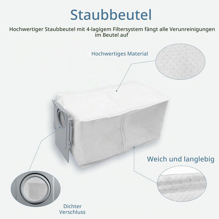Liveryde Ersatzteile Kompatibel mit Roborock Q Revo, für Qrevo Staubsaugerroboter Zubehör, 1 Hauptbü