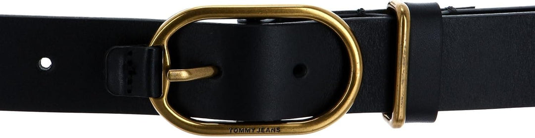 Tommy Hilfiger TJW Luxe Oval Buckle Belt W80 Black