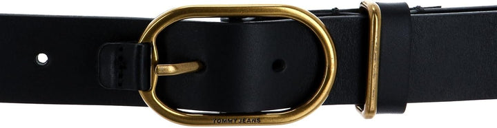 Tommy Hilfiger TJW Luxe Oval Buckle Belt W80 Black