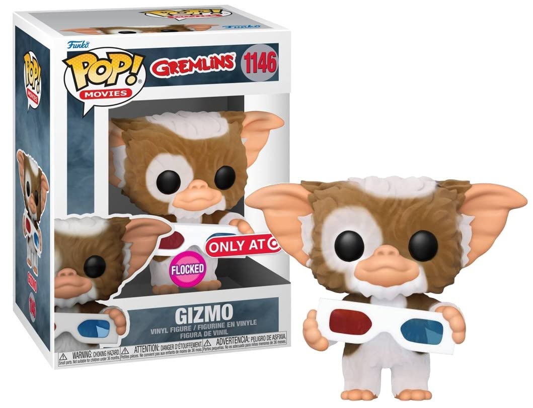 Gremlins Figurine POP! Movies Vinyl (Exc) Gremlin with 3D Glasses Flocked 9 cm