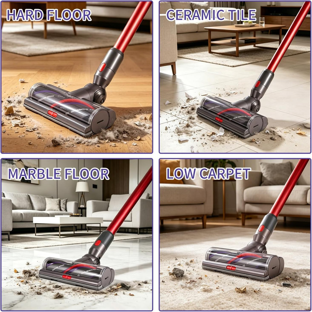 KENVOR Bürste für Dyson V7 V8 V10 V11 V15 Gen5,Torque-Drive Reinigungskopf | Bürstenkopf mit hohem D