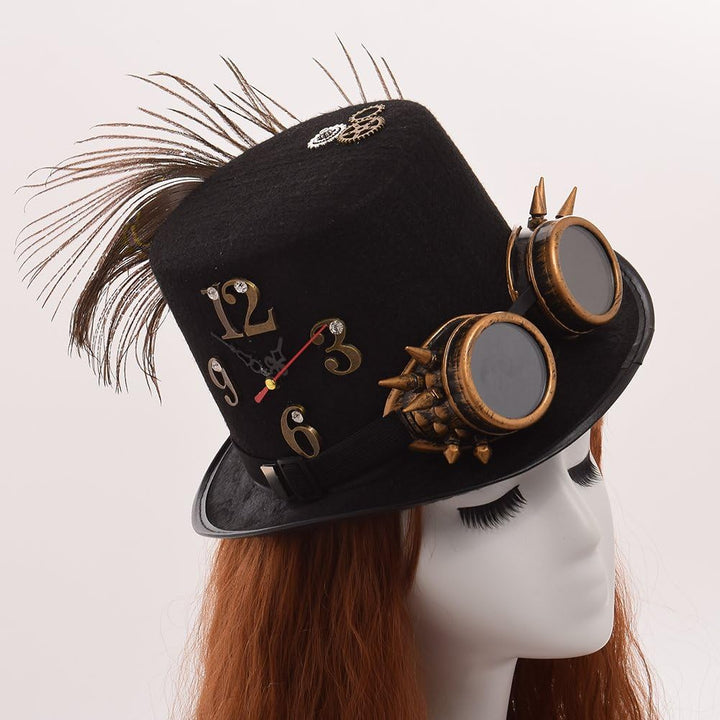 BLESSUME Steampunk Hut Unisex Fancy Dress (Farbe A, M) M Farbe A, M Farbe A