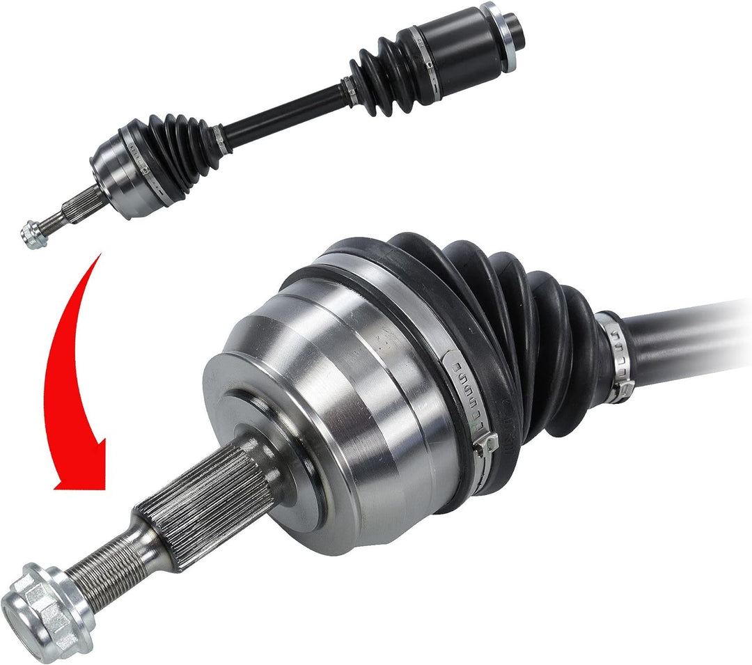 ATEC Germany 1x Antriebswelle vorne links Gelenkwelle Kompatibel mit VW MULTIVAN T5 (7HM, 7HN, 7HF,