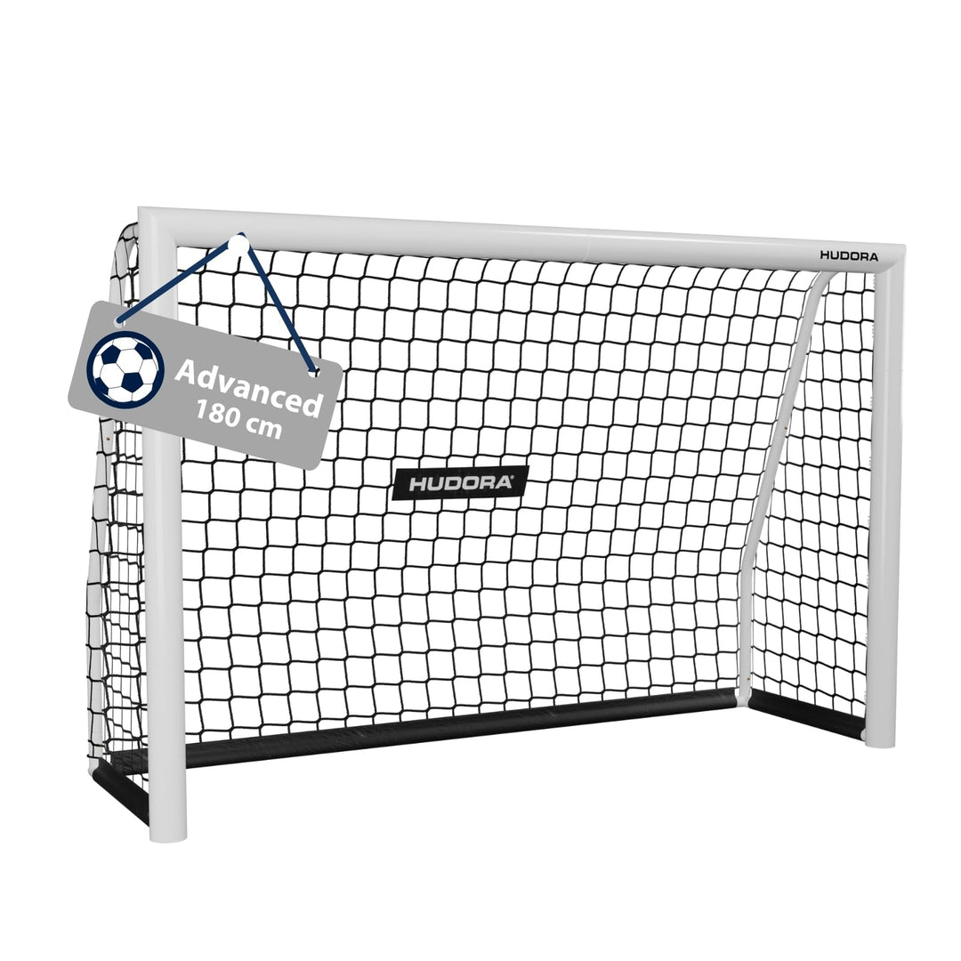 HUDORA Fussballtor Advanced 120/180/240/300 - Fussballtor für Kinder/Jugendliche & Erwachsene - Outd