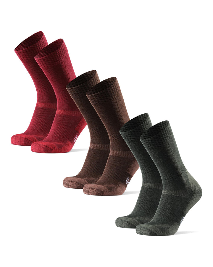 DANISH ENDURANCE Merino Wandersocken, Sommer Trekkingsocken, Merinowolle Socken, Atmungsaktiv & Star