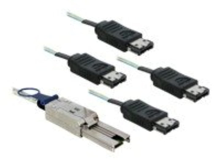 DELOCK Cable SAS Mini 26PIN to 4X ESATA (SFF 8088-4X ESATA) 1M Cable DE SATA