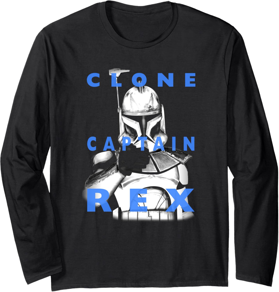 Star Wars: The Clone Wars Clone Captain Rex Name Stack Langarmshirt