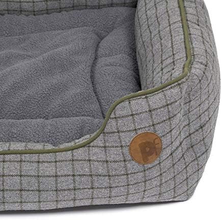 Petface Hundebett, quadratisch, Grösse M, Moosgrün, Moosgrün