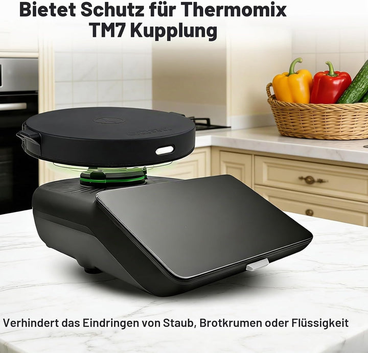 WiegePlatte für Thermomix TM7 - Präzise Plattformwaage & Schutzabdeckung - Wiegen ohne Mixtopf, Schü