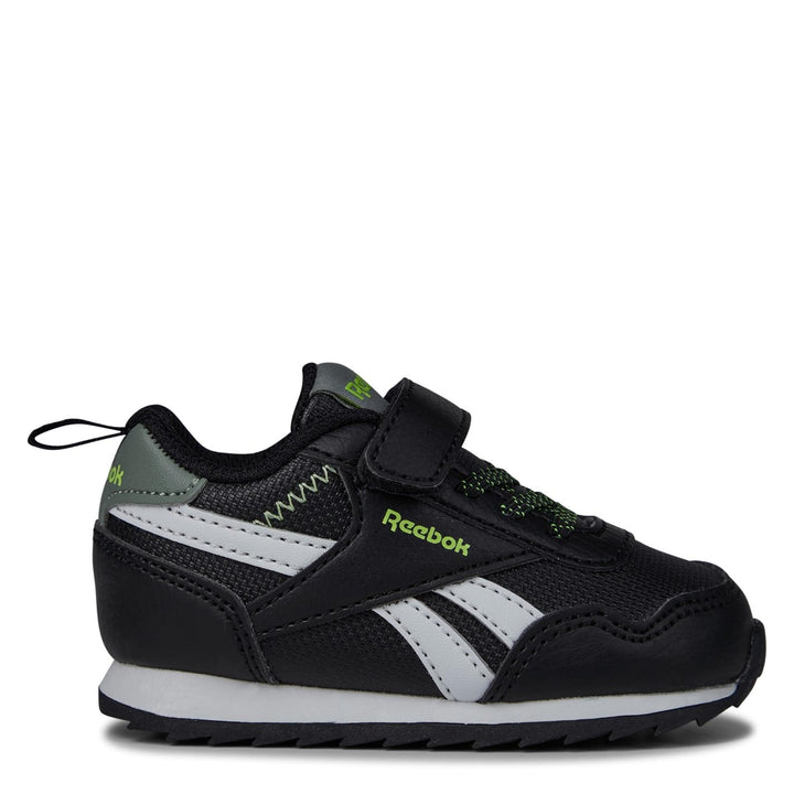 Reebok Unisex Baby Royal Classic Jogger 3 Sneaker 20 EU Core Black Harmony Green Acid Yellow, 20 EU