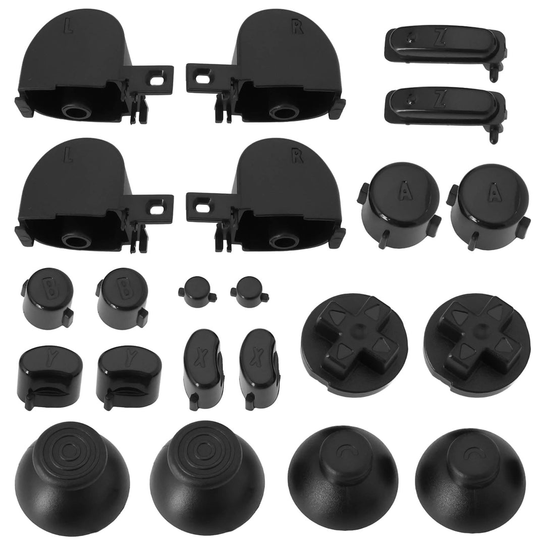 SG Store 2 Sätze Controller-Tasten Ersatz der Kunststofftasten des Spielekonsolen-Controllers Kompat