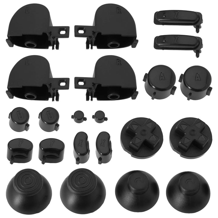 SG Store 2 Sätze Controller-Tasten Ersatz der Kunststofftasten des Spielekonsolen-Controllers Kompat