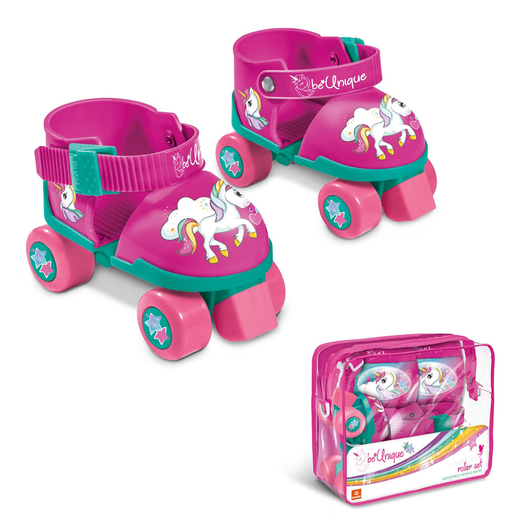Mondo Toys 28511 Unicorn Rollschuhe, verstellbar von 22 bis 29 – Komplettset mit transparenter Tasch