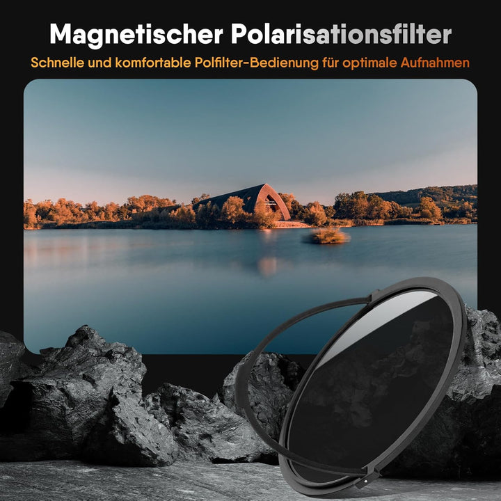 Rollei Filterhalter Master-Set MK 3. Rechteck-Filterhalter inkl. magnetischem CPL Filter, Adapterrin