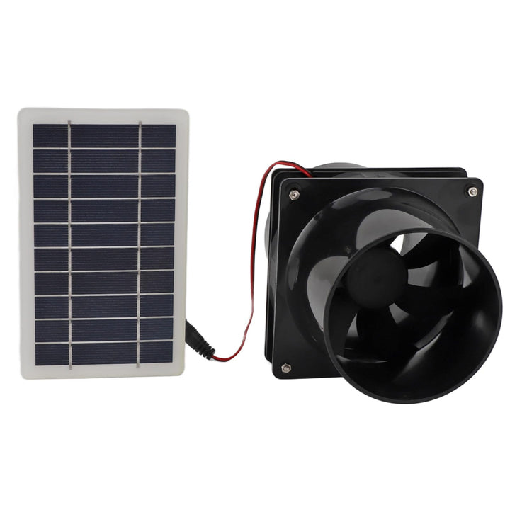 Solarbetriebener Abluftventilator, Rundes Rohrdesign, Solarpanel-Kühler, Schnelle und Einfache Insta