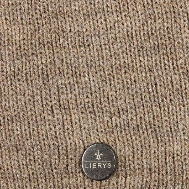 LIERYS Mono Stirnband Damen/Herren 8 cm breit - Made in Germany - dreilagiges Strickband gefüttert m
