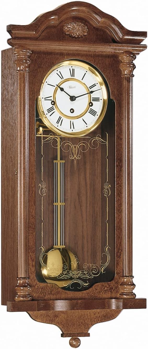 Hermle Uhrenmanufaktur Wanduhr, Holz, Braun, 67cm x 29cm x 14,5cm 67cm x 29cm x 14,5cm Braun, 67cm x