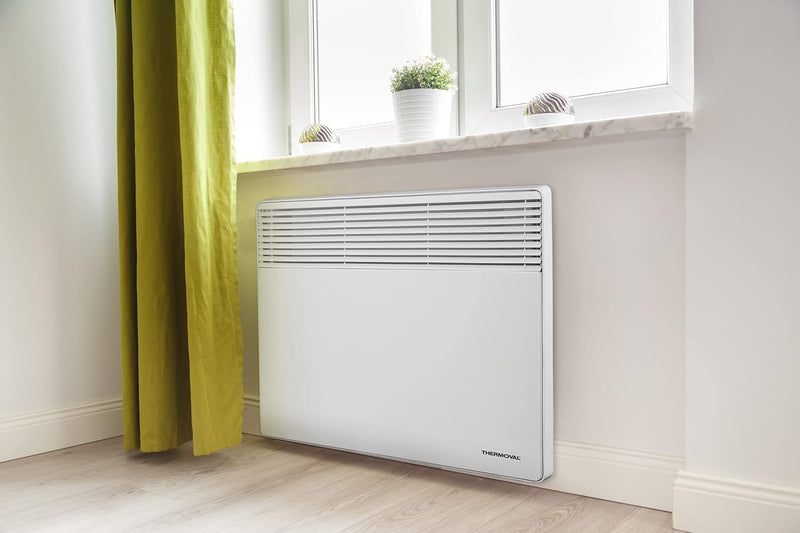Thermoval Elektrischer Konvektor, Elektroheizkörper TX 2500, 2,5 kW, IP20, Freistehender oder Wandmo