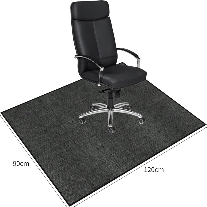 Bodenschutzmatte Bürostuhl 90X120 cm - Luxuriöse Bedruckter Stoff Bürostuhl Unterlage für Parkett un