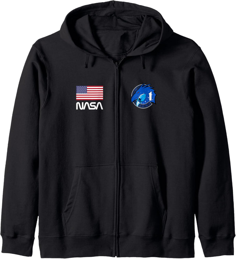 NASA Worm Dragon Spacecraft Crew-1 USA Kapuzenjacke