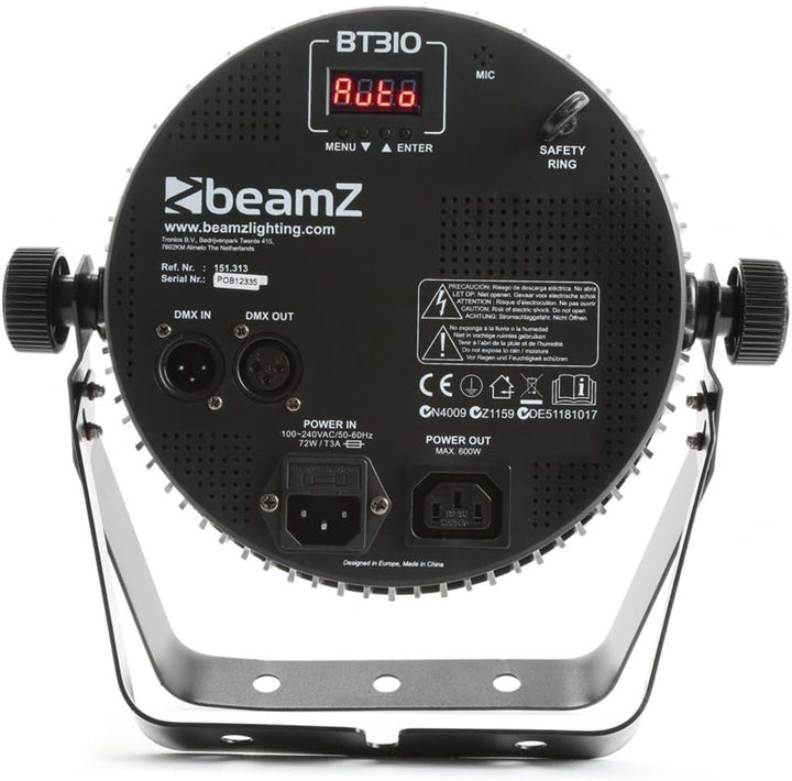 BeamZ BT300 FlatPAR 12x10 Watt DMX mit Fernbedienung