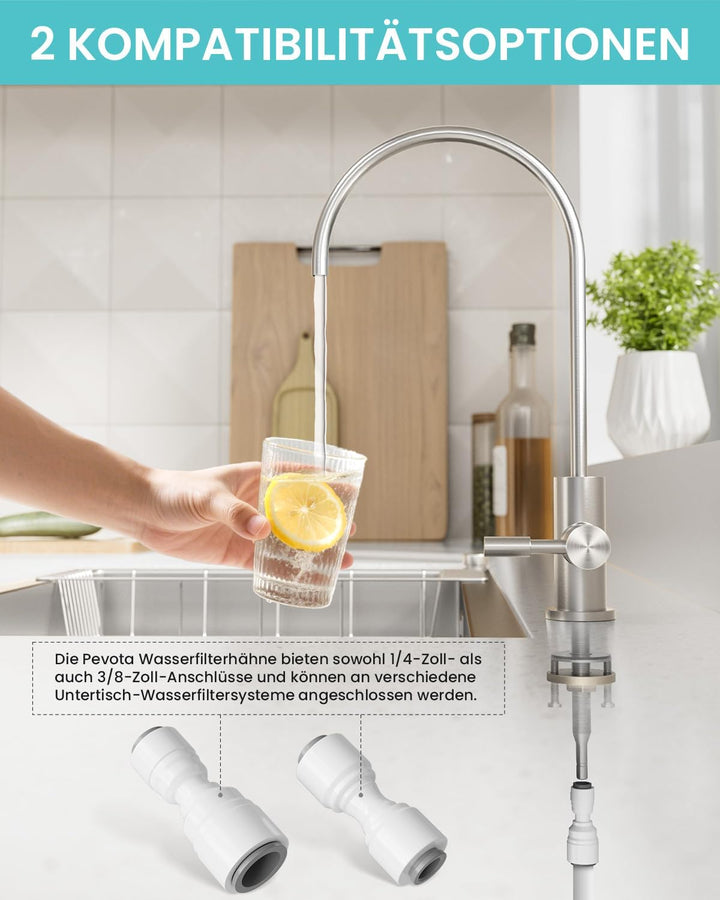 Trinkwasserhahn, Wasserhahn Küche Für Umkehrosmose Oder Wasserfiltersystem, Küchenarmatur Aus Edelst
