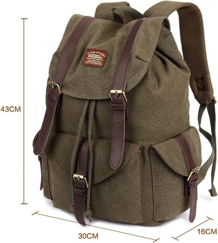 KAUKKO Ep6 Rucksack Uni Erwachsener Army Green, Erwachsener Army Green