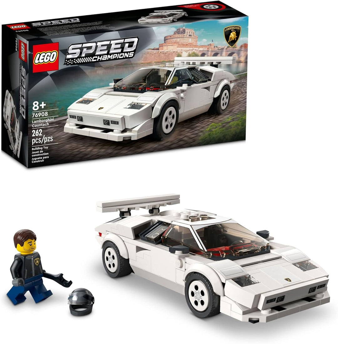 LEGO Speed Champions Lamborghini Countach 76908 Bausatz; Sammlermodell des legendären Supersport