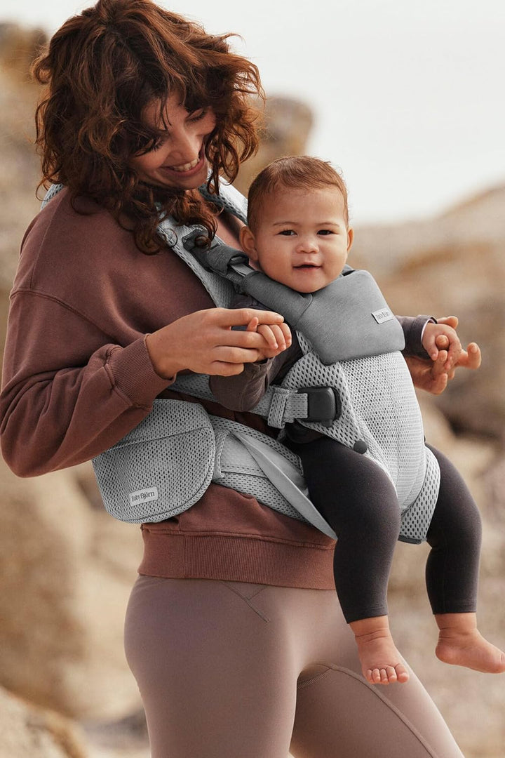 BabyBjörn Taschenbeutel für Babytrage, Netzstoff, Grau Taschenbeutel für Babytrage Grau, Taschenbeut