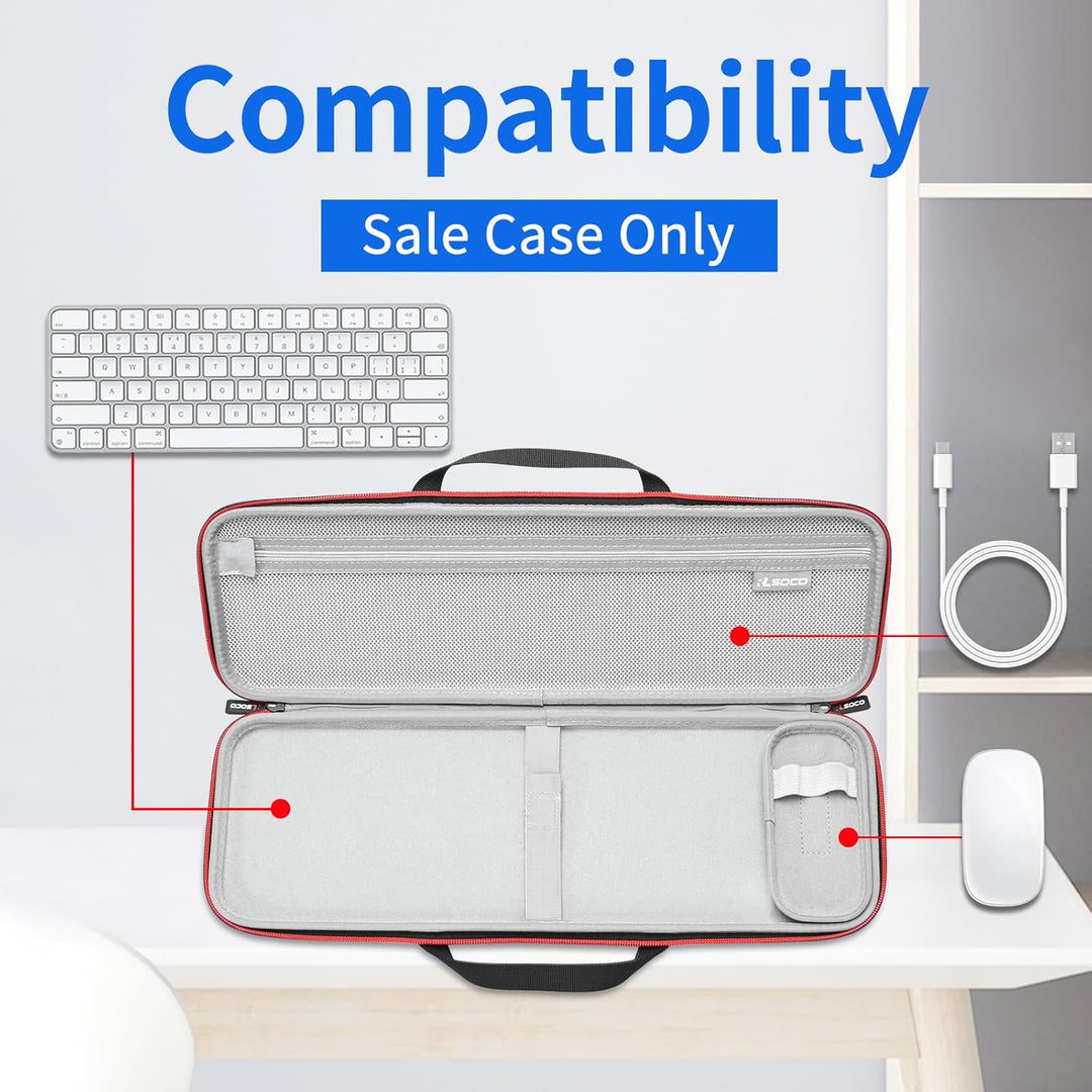 RLSOCO Tasche für Apple Magic Keyboard mit Ziffernblock & für Apple Magic Keyboard und Magic Mouse (