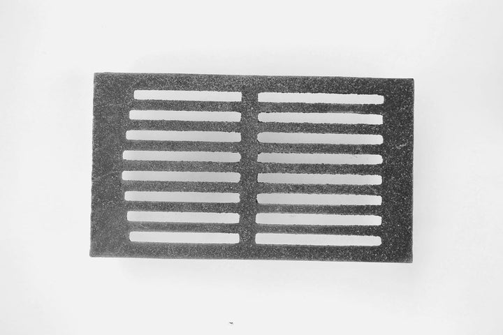 SEZAM 33 x 19 cm Gussrost Ofenrost Ascherost Gussrost Verschiedene Durchmesser, Kaminrost passend Ka