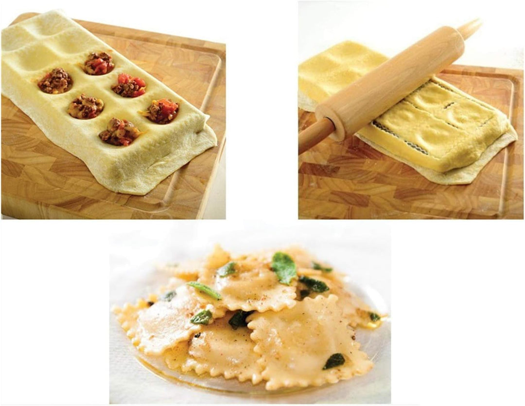 CHSEEO Ravioli-Platte, Hausschuhe, Edelstahl, Nudelmaschine, Form und Teig, für Teig, Teig, Teig, Te