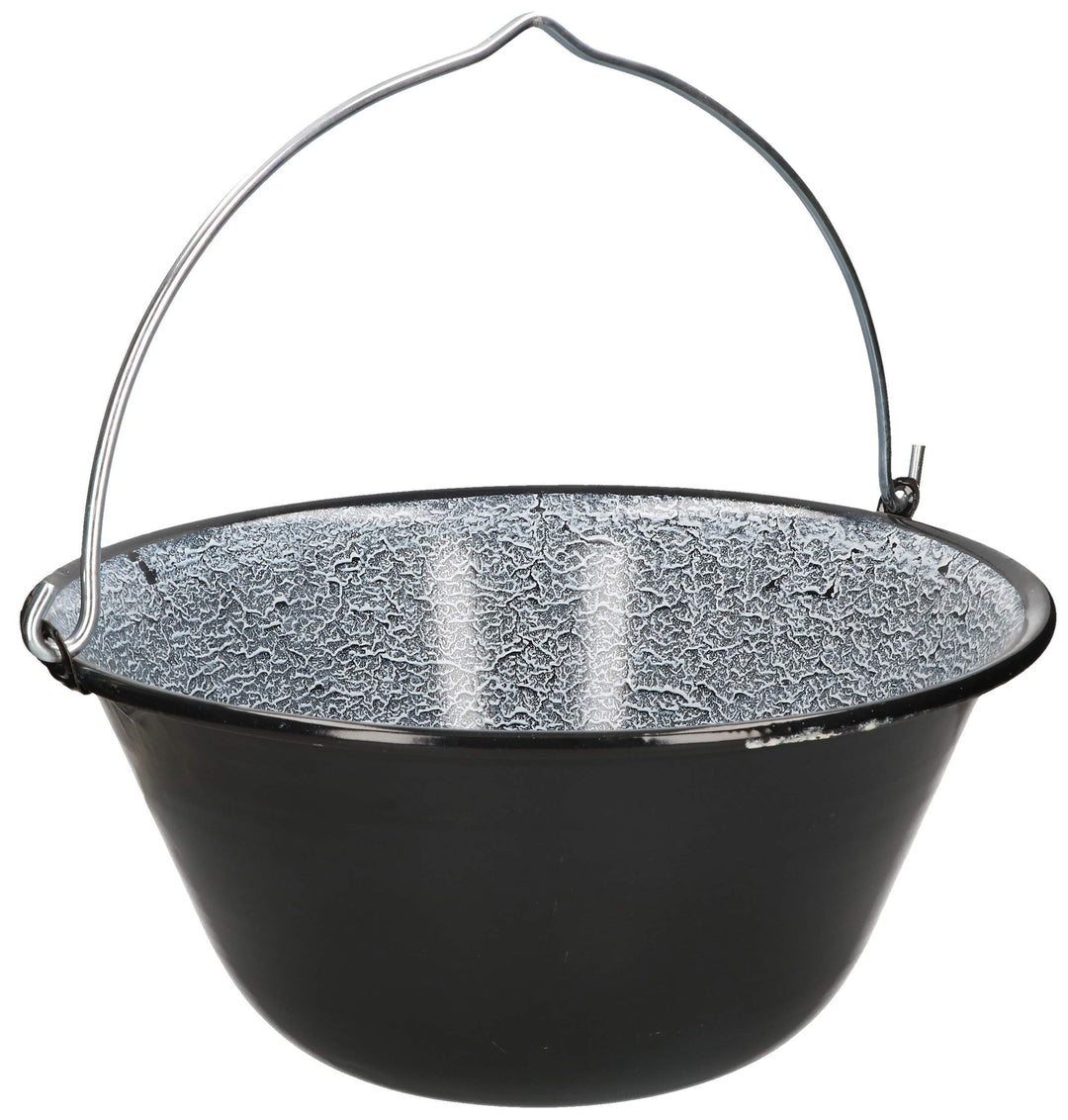 KOTARBAU® Ungarischer Gulaschkessel Emailliert 25L zum Aufhängen am Dreibein-Gestell, 25L