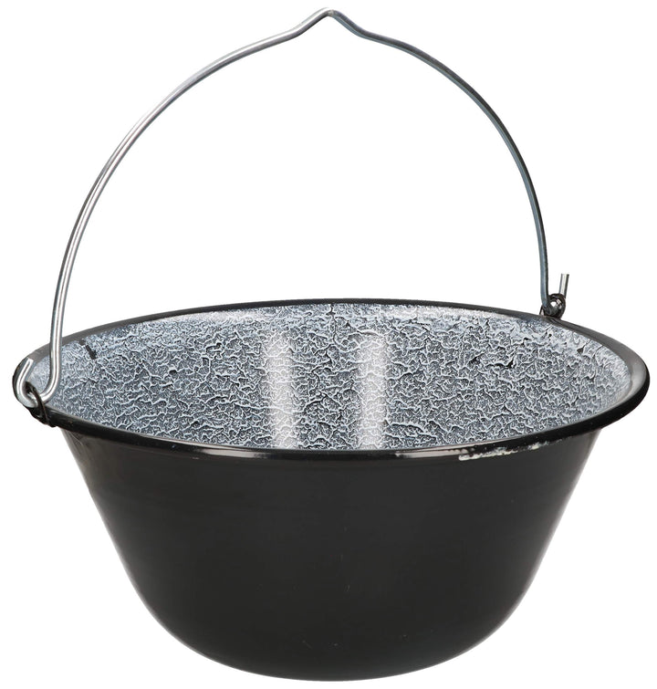 KOTARBAU® Ungarischer Gulaschkessel Emailliert 25L zum Aufhängen am Dreibein-Gestell, 25L