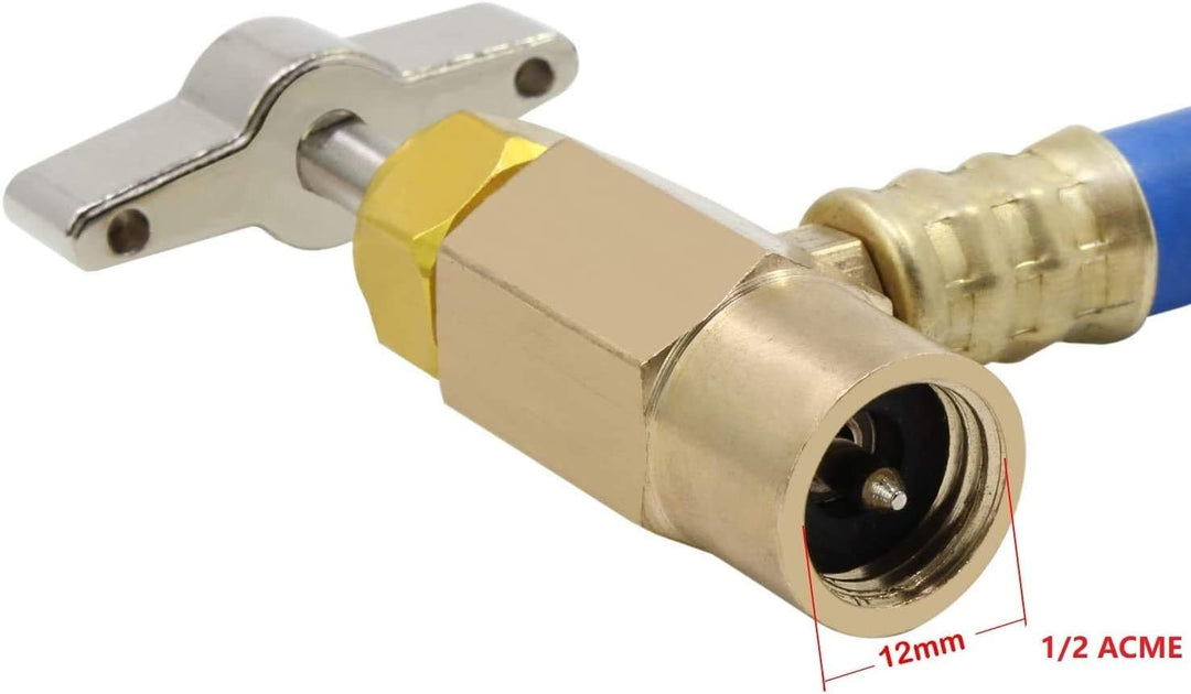 Namvo AC R134A Autoklimaanlage K?ltemittel Auto Charging Messschlauch-Messger?t
