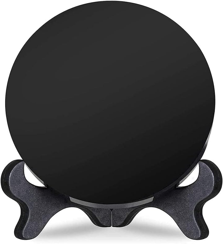 Iegefirm Obsidian mit StäNder Feng Shui Natural Crystal Haus Dekoration Sammeln Von Reichtum und Ger