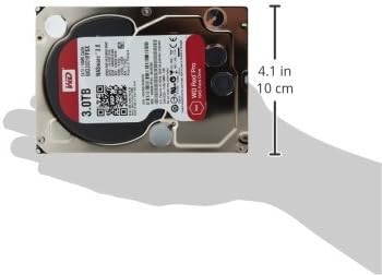 WD Red Pro WD3001FFSX 3 TB interne Festplatte (SATA 6Gb/s, 8,9 cm (3,5 Zoll), 7200rpm), 3 TB