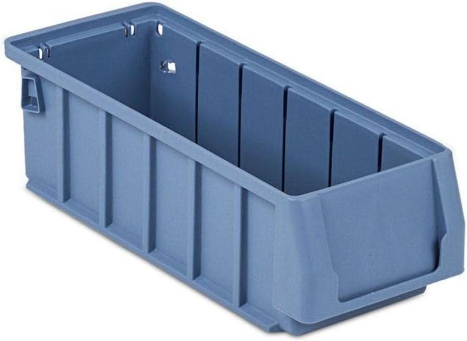 SparSet 5x Regalkasten 300 SN mit Etikett & Schutzhaube | HxBxT 9x11,7x30cm | 2 Liter | Sichtlagerka
